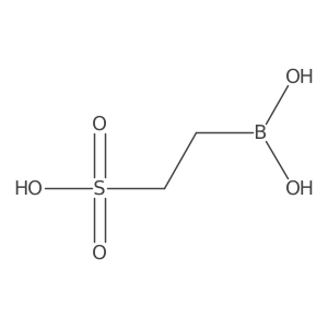 2-Boronoethane-1-sulfonic acid结构式