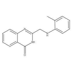 2-(2-toluidinomethyl)-4(3H)-quinazolinone Structure