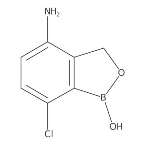 7-chloro-1-hydroxy-3H-2,1-benzoxaborol-4-amine Structure