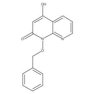 1-(Benzyloxy)-4-hydroxy-1,8-naphthyridin-2(1H)-one Structure