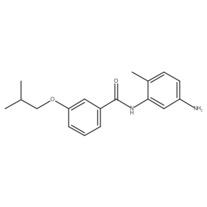 N-(5-Amino-2-methylphenyl)-3-isobutoxybenzamide结构式