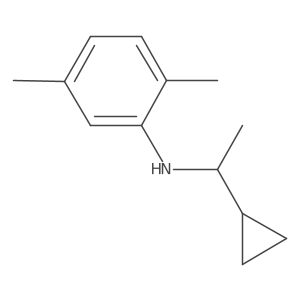 N-(1-cyclopropylethyl)-2,5-dimethylaniline Structure