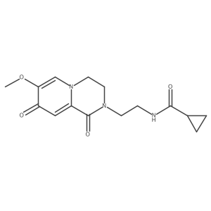 N-(2-(7-methoxy-1,8-dioxo-3,4-dihydro-1H-pyrido[1,2-a]pyrazin-2(8H)-yl)ethyl)cyclopropanecarboxamide Structure