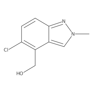 (5-chloro-2-methyl-2H-indazol-4-yl)methanol Structure