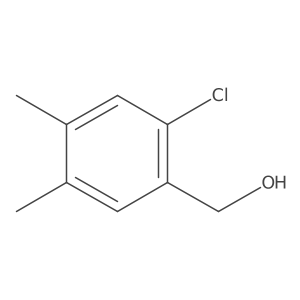 (2-Chloro-4,5-dimethylphenyl)methanol Structure