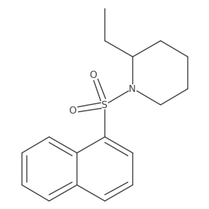 2-Ethyl-1-(naphthylsulfonyl)piperidine结构式