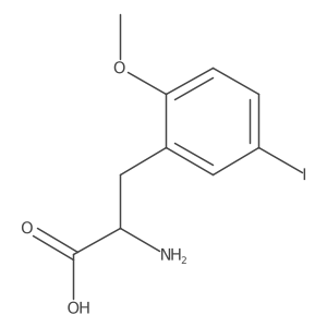 (2S)-2-amino-3-(5-iodo-2-methoxyphenyl)propanoic acid Structure