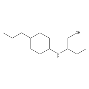 2-[(4-Propylcyclohexyl)amino]butan-1-ol Structure