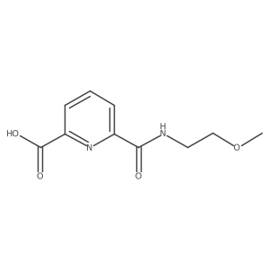 6-[(2-Methoxyethyl)carbamoyl]pyridine-2-carboxylic acid Structure