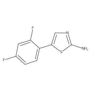 5-(2,4-Difluorophenyl)thiazol-2-amine Structure