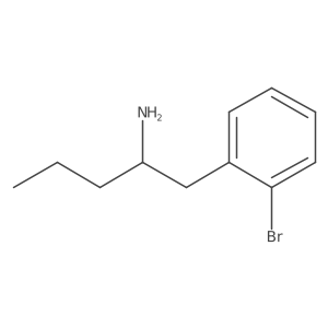 1-(2-Bromophenyl)pentan-2-amine结构式