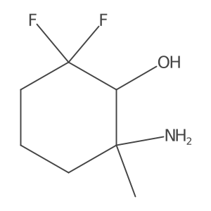 (1S,2R)-2-amino-6,6-difluoro-2-methylcyclohexan-1-ol Structure