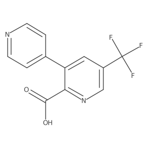 3-(Pyridin-4-yl)-5-(trifluoromethyl)picolinic acid Structure
