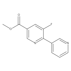 Methyl 5-fluoro-6-pyridin-3-ylpyridine-3-carboxylate Structure