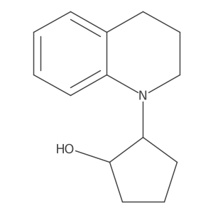2-(1,2,3,4-Tetrahydroquinolin-1-yl)cyclopentan-1-ol Structure