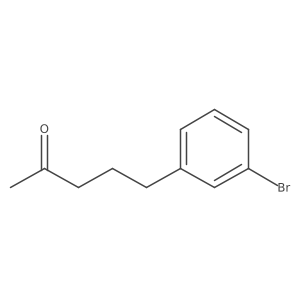 5-(3-Bromophenyl)pentan-2-one Structure