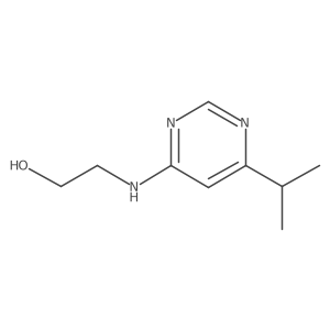 2-{[6-(Propan-2-yl)pyrimidin-4-yl]amino}ethan-1-ol Structure