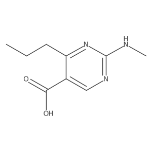 2-(Methylamino)-4-propylpyrimidine-5-carboxylic acid结构式