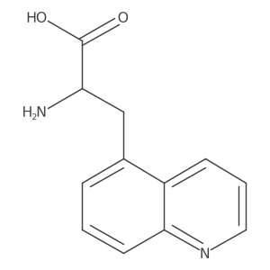 (S)-2-Amino-3-(quinolin-5-yl)propanoic acid Structure