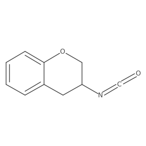 3-isocyanato-3,4-dihydro-2H-1-benzopyran Structure