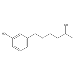3-{[(3-Hydroxybutyl)amino]methyl}phenol结构式