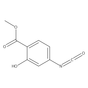 Benzoic acid, 2-hydroxy-4-isocyanato-, methyl ester Structure