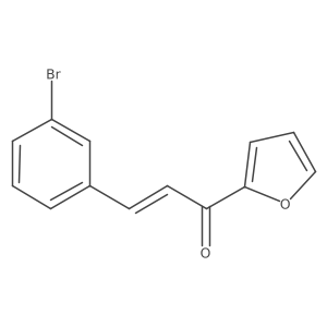 (2E)-3-(3-Bromophenyl)-1-(furan-2-yl)prop-2-en-1-one结构式