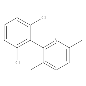 2-(2,6-Dichlorophenyl)-3,6-dimethylpyridine Structure