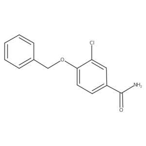 4-(Benzyloxy)-3-chlorobenzamide结构式