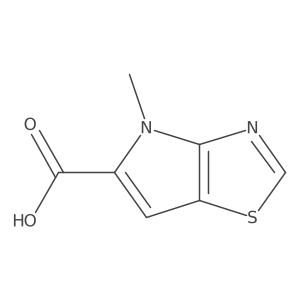 4-Methylpyrrolo[2,3-d]thiazole-5-carboxylic acid结构式
