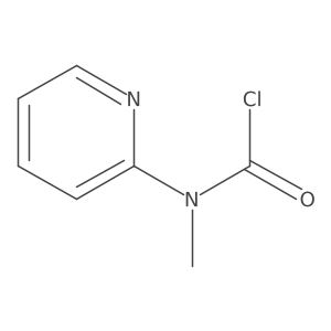 N-methyl-N-(pyridin-2-yl)carbamoylchloride Structure