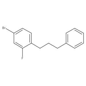 4-Bromo-2-fluoro-1-(3-phenylpropyl)benzene结构式
