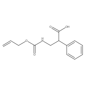 2-Phenyl-3-{[(prop-2-en-1-yloxy)carbonyl]amino}propanoic acid Structure