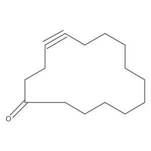 4-Cyclopentadecyn-1-one Structure