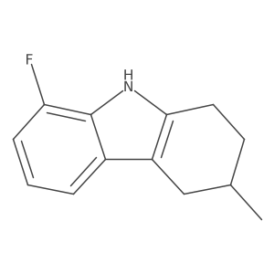 8-fluoro-3-methyl-2,3,4,9-tetrahydro-1H-carbazole Structure