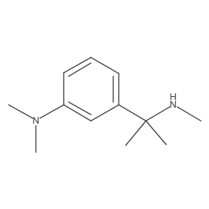 N,N-dimethyl-3-[2-(methylamino)propan-2-yl]aniline结构式