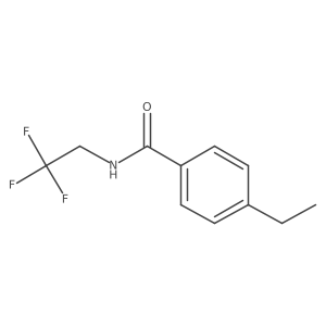 4-ethyl-N-(2,2,2-trifluoroethyl)benzamide Structure