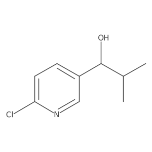 1-(6-Chloropyridin-3-yl)-2-methylpropan-1-ol Structure