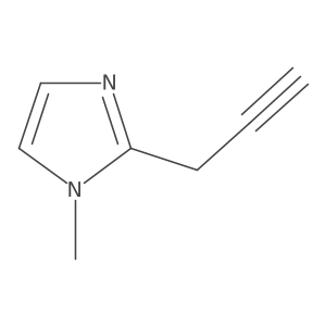1-methyl-2-(prop-2-yn-1-yl)-1H-imidazole结构式