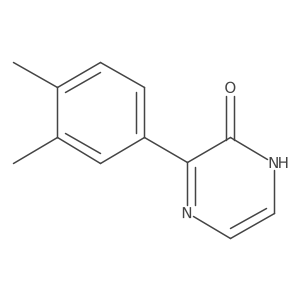3-(3,4-Dimethylphenyl)pyrazin-2(1H)-one Structure