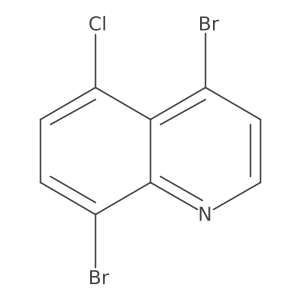 4,8-Dibromo-5-chloroquinoline结构式