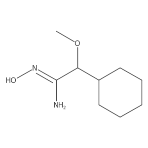 2-Cyclohexyl-N'-hydroxy-2-methoxyethanimidamide Structure