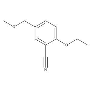 2-Ethoxy-5-(methoxymethyl)benzonitrile Structure