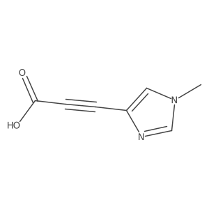 3-(1-Methyl-1H-imidazol-4-yl)propiolic acid Structure