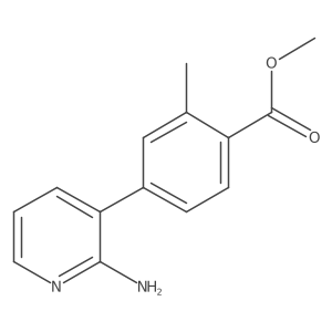Methyl 4-(2-aminopyridin-3-yl)-2-methylbenzoate Structure
