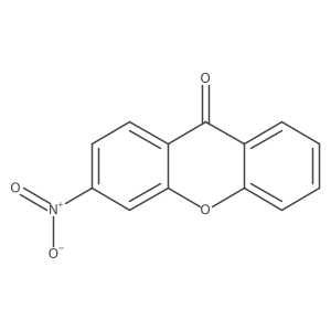 3-Nitro-9H-xanthen-9-one Structure