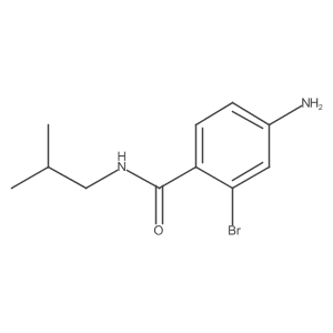 4-Amino-2-bromo-N-isobutylbenzamide结构式