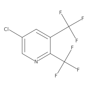 5-Chloro-2,3-bis(trifluoromethyl)pyridine结构式