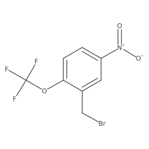 2-(Bromomethyl)-4-nitro-1-(trifluoromethoxy)benzene Structure
