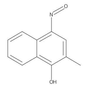 2-Methyl-4-nitrosonaphthalen-1-ol结构式